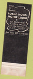 Matchbook Cover - Colonial Motor Inn Johnston RI WEAR