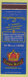 Matchbook Cover - Crown Hotel Providence RI