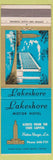 Matchbook Cover - Lakeshore Motor Hotel Baton Rouge LA