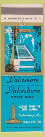 Matchbook Cover - Lakeshore Motor Hotel Baton Rouge LA