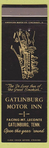 Matchbook Cover - Gatlinburg Motor Inn TN