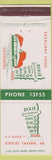 Matchbook Cover - Dixie Restaurant Steeles Tavern VA WORN BACK