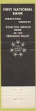 Matchbook Cover - Highlands Motel Restaurant Bellows Falls VT