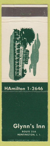 Matchbook Cover - Glynn's Inn Huntington LI NY