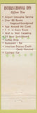 Matchbook Cover - International Inn Cleveland OH
