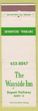 Matchbook Cover - Wayside Inn Smyrna DE