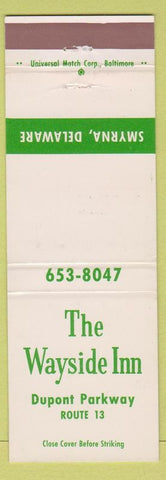 Matchbook Cover - Wayside Inn Smyrna DE