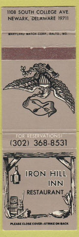 Matchbook Cover - Iron Hill Restaurant Newark DE eagle