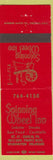 Matchbook Cover - Spinning Wheel Inn Wilmington DE