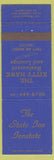 Matchbook Cover - State Inn Innstate Camp Springs MD Kitty Hawk Restaurant