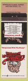 Matchbook Cover - Moose McGillcuddy's Pub Cafe San Diego CA Honolulu Hawaii