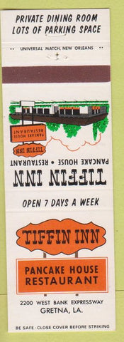 Matchbook Cover - Tiffin Inn Pancake House Gretna LA