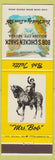 Matchbook Cover - Bob's Chicken Shack Boulder City NV girlie