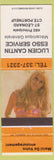 Matchbook Cover - Lucien Cantin Esso oil gas St Leonard Cte Portneuf QC pinup
