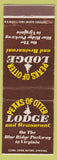 Matchbook Cover - Stonewall Jackson Hotel Staunton VA Harrisonpurg WEAR