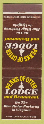 Matchbook Cover - Stonewall Jackson Hotel Staunton VA Harrisonpurg WEAR