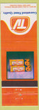 Matchbook Cover - TV Cheese products Grocery Canada True Value