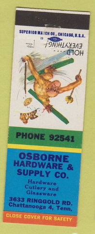 Matchbook Cover - Osborne Hardware Chattanooga TN #2