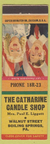 Matchbook Cover - Catharine Candle Shop Boiling Springs PA WEAR