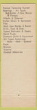 Matchbook Cover - Memphis Bearing Supply Memphis TN