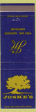 Matchbook Cover - Joske's Department Stores Houston TX blue
