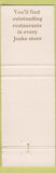Matchbook Cover - Joske's Department Stores Houston TX blue