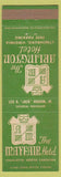 Matchbook Cover - Arlington Hotel Lynchburg VA Mayfair Charlotte NC WEAR