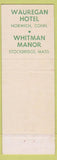 Matchbook Cover - Mimslyn Hotel Luray VA