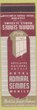 Matchbook Cover - Hotel Admiral Semmes Mobile AL