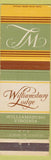 Matchbook Cover - Williamsburg Lodge VA