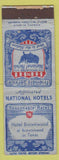 Matchbook Cover - Hotel Brownwood TX