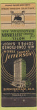 Matchbook Cover - Hotel Thomas Jefferson Birmingham AL