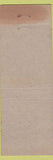 Matchbook Cover - Brown University Faunce House Providence RI WEAR