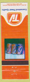 Matchbook Cover - TV True Value Foods Soda Cola Orange Strawberry