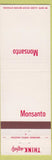 Matchbook Cover - Monsanto Chemicals Safety Texas City TX