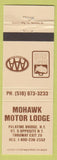 Matchbook Cover - Mohawk Motor Lodge Palatine Bridge NY WEAR