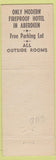 Matchbook Cover - Alonzo Ward Hotel Aberdeen SD