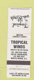 Matchbook Cover - Tropical Winds Myrtle Beach SC WEAR