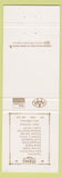 Matchbook Cover - Sirloin Saloon Manchester Rutland Shelburne VT
