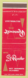 Matchbook Cover - Hotel El Rancho West Sacramento CA Hollywood Roosevelt