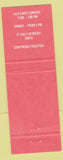 Matchbook Cover - Quinns Post Motor Inn Upper Hut New Zealand