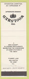 Matchbook Cover - Wool Shed Restaurant Wellington New Zealand