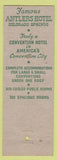 Matchbook Cover - Antlers Hotel Colorado Springs