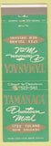 Matchbook Cover - Tamanaca Motel New Orleans LA