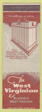 Matchbook Cover - West Virginian Hotel Bluefield WV