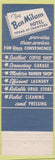 Matchbook Cover - Ben Milan Hotel Houston TX blue