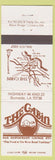 Matchbook Cover - The Cabin Restaurant Burnside LA