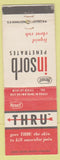 Matchbook Cover - Rexall Insorb  Drug Stores
