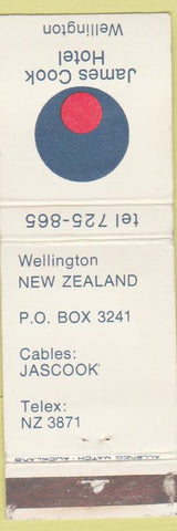 Matchbook Cover - James Cook Hotel Wellington New Zealand WEAR