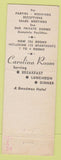 Matchbook Cover - Oak Park Arms Hotel Oak Park IL